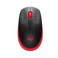 MOUSE LOGITECH M190 RED INALÁMBRICO RECEPTOR USB PC/MAC/CHRO...