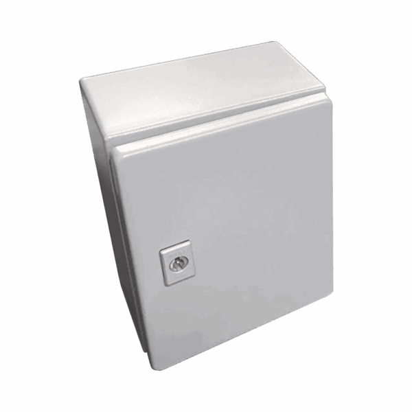 Gabinete de Acero, Nema 4 -IP 66 de 50 x 50 x 30 cm con Platina y certificado UL.