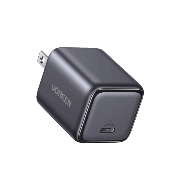 Cargador Mini de 30W | 1 USB-C de Carga Rápida | Tecnología GaN II | Carga Inteligente | Múltiple Protección | Mayor Eficiencia Energética | Tamaño Compacto.