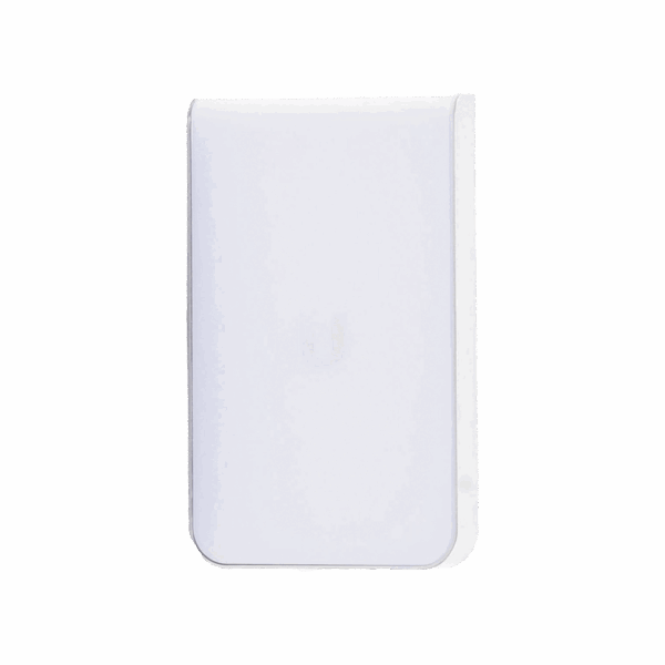 Access Point UniFI doble banda cobertura 180º, MI-MO 2x2 diseño placa de pared con dos puertos adicionales, hasta 100 usuarios Wi-Fi