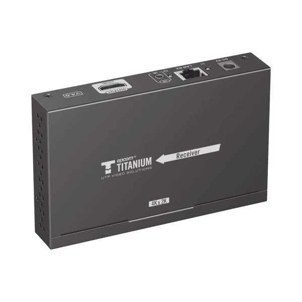 Receptor Compatible para Kit Matricial TT-683-MATRIX-4.0 / Resolución 4K@30Hz / Cat6 / Control IR / Compatible con Switch IGMP (Solo para transmisor versión 4.0).