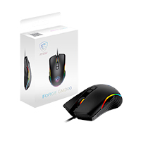 MOUSE MSI OPTICO FORGE GM300 /CABLEADO/DPI 7200/USB/RGB/GAME...