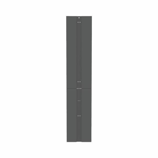 Tapa Final de Fila, Para Organizador Vertical PR2V PatchRunner™ 2, de 45 UR, Color Negro