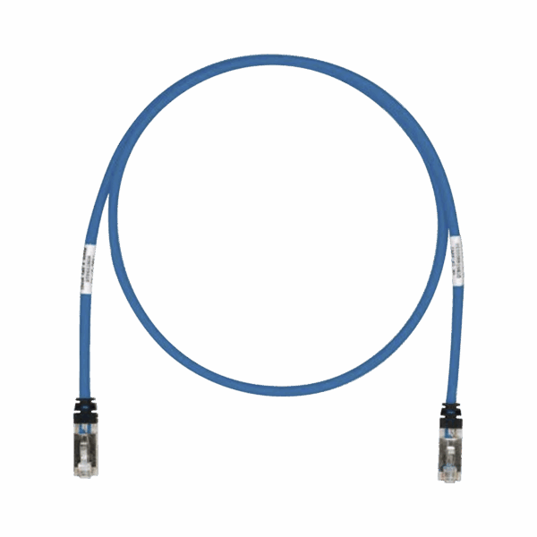 Patch Cord Cat6A, Blindado S/FTP, CM/LS0H, 30 ft, Color Azul