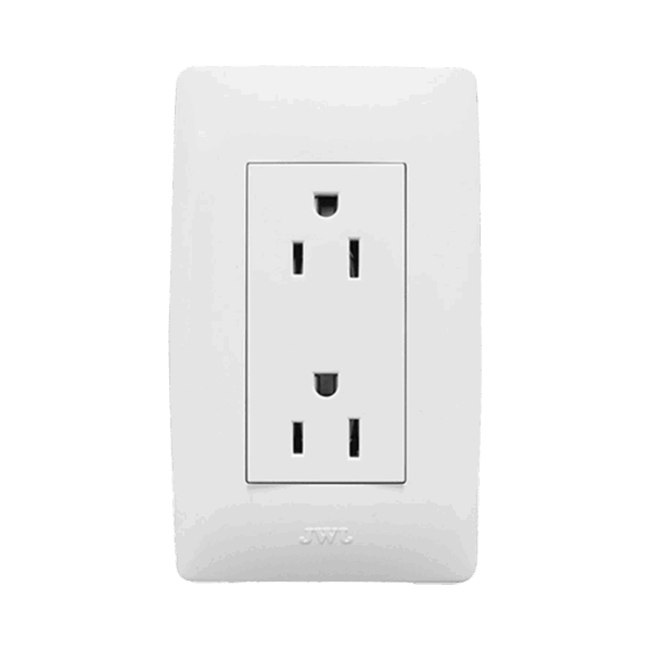 Contacto Dúplex de 127 V~60 Hz 15 A / Color Blanco.