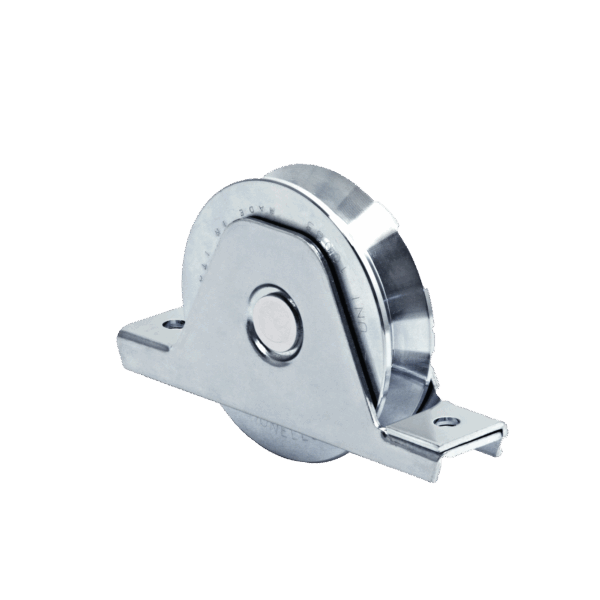 336V - Rueda de 12 cm / Capacidad Para Puertas de Hasta 400 kg / Canal Tipo "V"