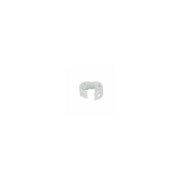 Kit de 25 Clips de Identificación Para Patch Cords, Compatible con Diámetros de 4.7 a 7.8 mm,  Color Blanco