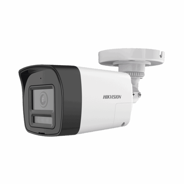 [Audio Bidireccional + Dual Light + ColorVu] Bala TURBOHD 4K (8 Megapixel) / Lente 2.8 mm / 30 mts IR EXIR + 20 mts Luz Blanca / Micrófono y Bocina Integrado / Exterior IP67 / Metal / dWDR