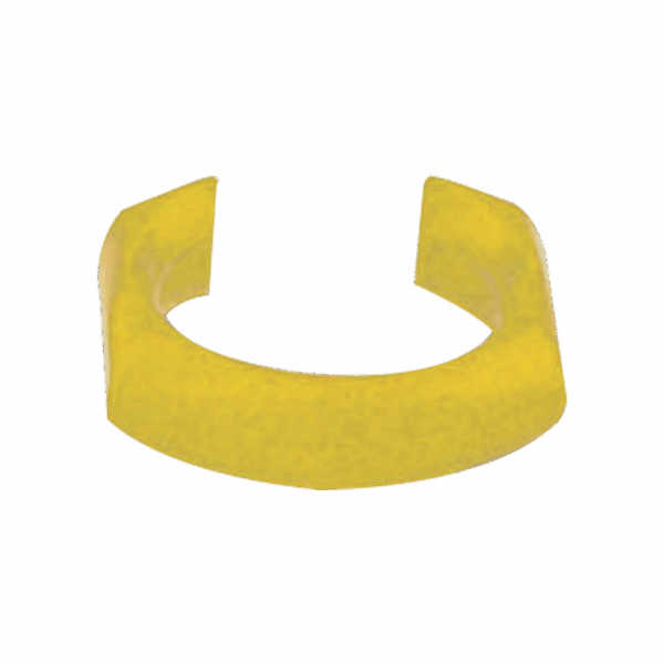 Clip de identificación para Patch Cord Siemon, Color Amarillo, Bolsa con 25 piezas