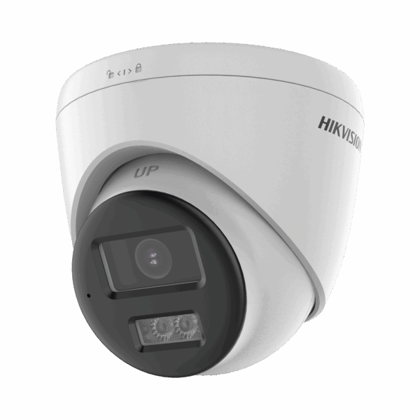 [Audio Bidireccional + Dual Light + ColorVu] Turret TURBOHD 4K (8 Megapixel) / Lente 2.8 mm / 40 mts IR EXIR + 40 mts Luz Blanca / Micrófono y Bocina Integrado / Exterior IP67 / dWDR