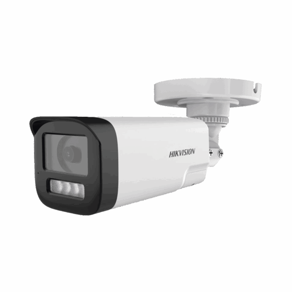 [Audio Bidireccional + Dual Light + ColorVu] Bala TURBOHD 4K (8 Megapixel) / Lente 3.6 mm / 80 mts IR EXIR + 80 mts Luz Blanca / Micrófono y Bocina Integrado / Exterior IP67 / Metal / dWDR