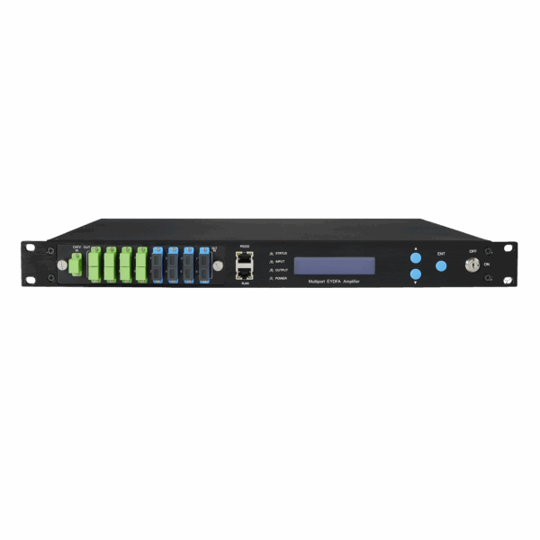 Amplificador Óptico EYDFA de 8 puertos de 1550nm