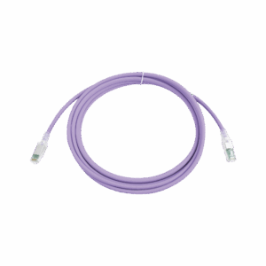 Patch Cord Z-MAX Cat6A S/FTP, CM/LS0H, 10ft, Color Violeta