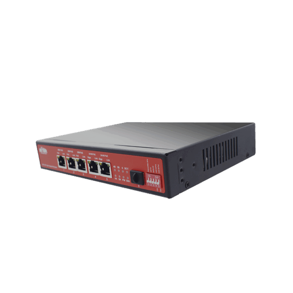 Controlador Solar de 15A con Switch PoE /  1 Puertos Gigabit PoE 802.3 bt / 2 Puertos PoE 802.3 af/at / 2 Puertos PoE Pasivo 24/48 Vcc / 1 Puerto SFP / No administrable