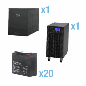 UPS Trifásico de 15 kVA/15 kW, Topología Online Doble Conver...