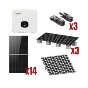 Kit Solar Interconexion  / 8kW  220Vca / Inversor GROWATT / ...