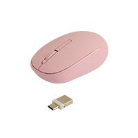 MOUSE INALAMBRICO OPTICO ERGONOMICO 1000 DPI RECEPTOR DUAL (...