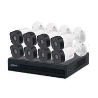 KIT DE 8 CANALES 2 MP/DAHUA/ KITXVR1B08- I+8-B1A21/DVR COOPE...