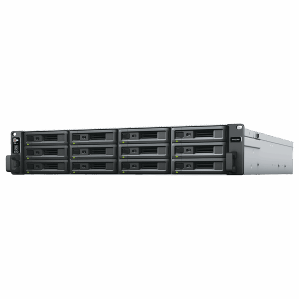Unidad de Expansión RX1223RP | 12 Bahías HDD/SSD SATA 3.5" o 2.5" | Fuente de Alimentación Redundante | Compatible con Synology DSM | Plug-and-Play | Garantía de 5 Años.