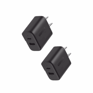 Cargador rápido de 20 W y 2 puertos, paquete de 2, negro, EE...