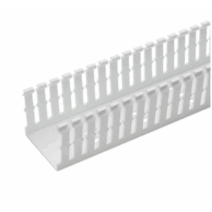 Canaleta Ranurada Angosta de PVC Sin tapa, Tipo F, 57.2 mm d...