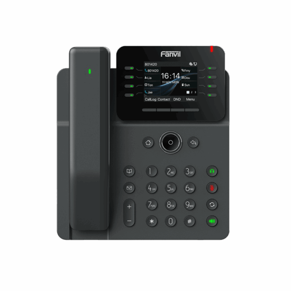 Telefono IP handset Inalámbrico, 12 Líneas SIP, Puertos Gigabit, PoE.