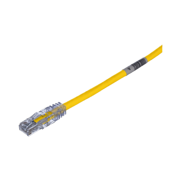 Cable de Parcheo TX6, UTP Cat6, 24 AWG, CM, Color Amarillo, 20ft