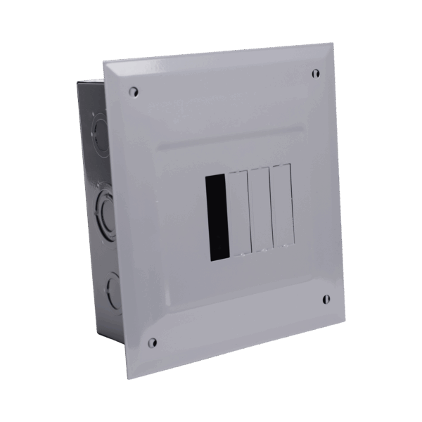 Centro de Carga para Empotrar, 04 Polos, 100 A, 1 Fase 3 Hilos, 120/240 V AC, 60Hz