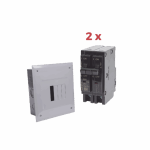Kit Centro de Carga 4P para empotrar con 2 Interruptores Tér...