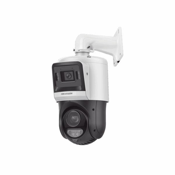 [TandemVu] Domo PTZ IP 4 Megapixel con Cámara Fija 4 Megapixel / 15X Zoom / 100 mts IR / IP66  / ACUSENSE / PoE+ / Entrada-Salida de Audio y Alarma / Ultra Baja Iluminación / Micro SD