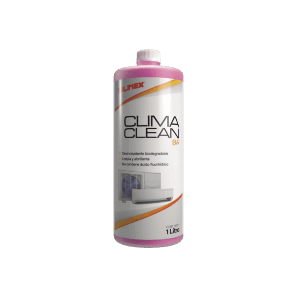CLIMA CLEAN BA Limpiador espumoso, biodegradable y a base de agua que garantiza una limpieza profunda y profesional en serpentines de minisplits, mejorando su eficiencia y prolongando su vida útil