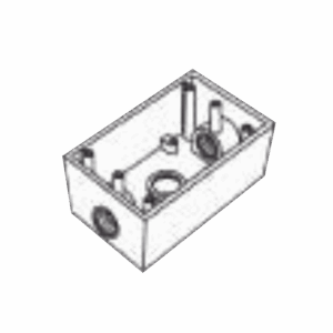 Caja Condulet FS de 1″ (25.4 mm ) con tres bocas una a...