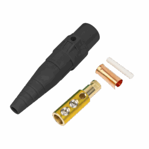 Conector camlock | 400 AMPERES | MACHO | color negro