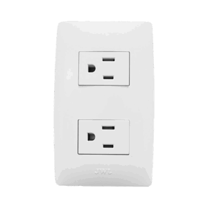Contacto Dúplex de 127 V~60 HZ 15 A / Color Blanco.