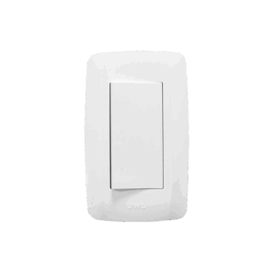 Apagador Sencillo de 127 V 10 A /Color Blanco.