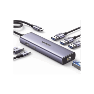 HUB USB-C (Docking Revodok) 6 en 1 | 3 Puertos USB-A 3.0 (5 ...