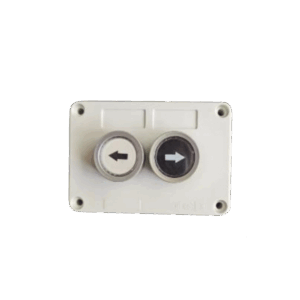 Botonera Doble Para Barreras Vehiculares, Operadores Corredi...