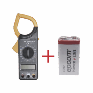 Multímetro Digital de Gancho DT266 600 Vcc / Vca  CATII. Con...