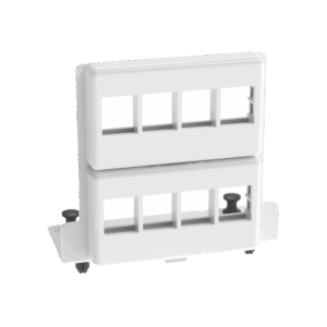Patch Panel de 8 Puertos Keystone, Para Uso con Gabinetes Mu...