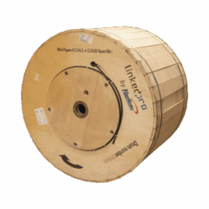 Carrete de 4 km de Fibra Óptica Aérea Mini Figura 8, G.652D,...