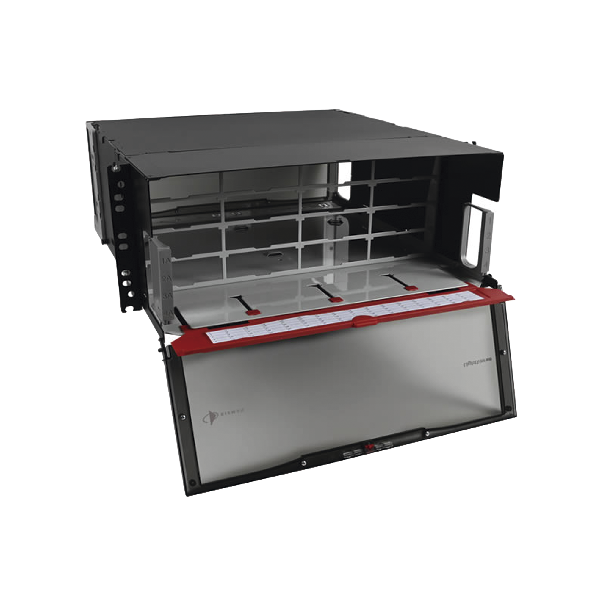 Distribuidor de Fibra Óptica de Alta Densidad LigthVerse *Pro* Para Rack de 19in, Acepta 16 Placas Plug and Play, Hasta 384 Fibras, 4 UR