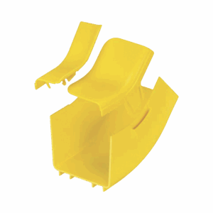 Bajada Vertical Interior de 45º con Tapa, Para uso con Canal...