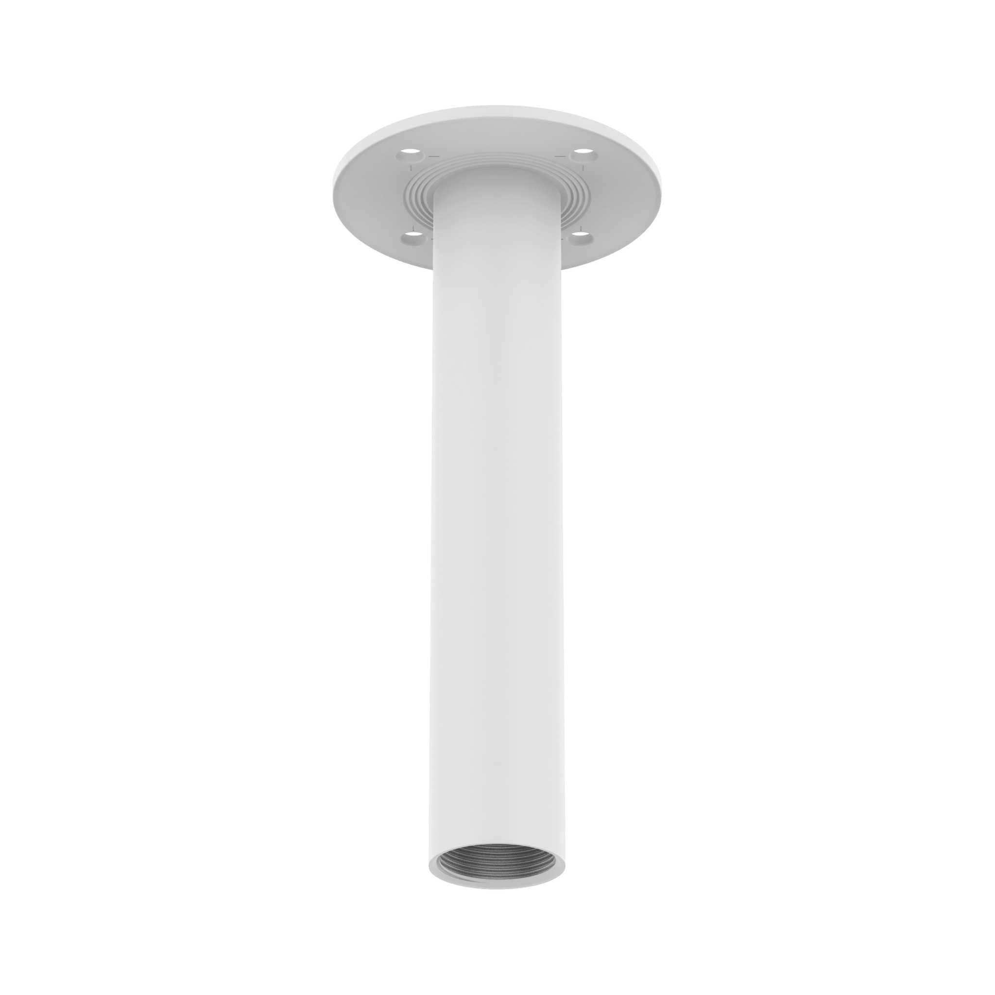 Soporte de Techo SBP-300CMI / Aluminio / Blanco / Peso 800g / Carga Máxima 10kg / Compatible con Modelos Hanwha Vision / Certificaciones EAC UL CE FCC