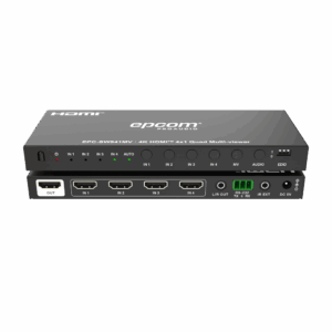 Multivisor HDMI 4×1 | 4K@30Hz | Vista Cuádruple | Cambi...