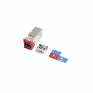 Jack Z-MAX Cat6A, Blindado, Montaje híbrido en Placa de Pare...