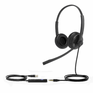 Diadema USB Alámbrica Yealink UH34 Dual Teams C/ Almohadilla...