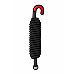 Resorte ROJO para Barreras Vehiculares Hikvision DS-TMG520 /...