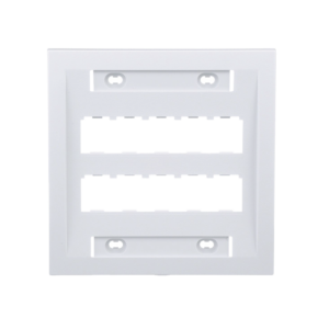 Placa de Pared Vertical Ejecutiva, Salida Para 10 Puertos Mi...